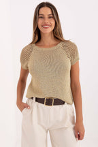  Short sleeve sweater model 215793 Italy Moda 