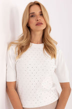  Short sleeve sweater model 216776 Factory Price 