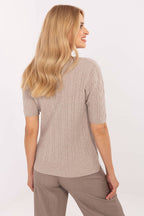  Short sleeve sweater model 217332 Factory Price 